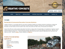 Tablet Screenshot of creativesurfacesnj.com
